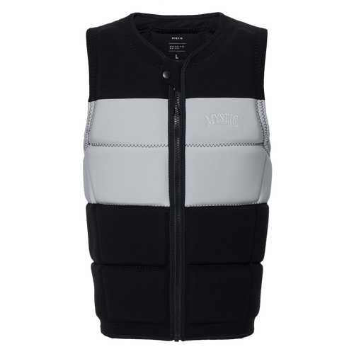 Mystic - Peacock Impact Vest Fzip Wake - Black / White - 2026 - The Kitesurf Centre