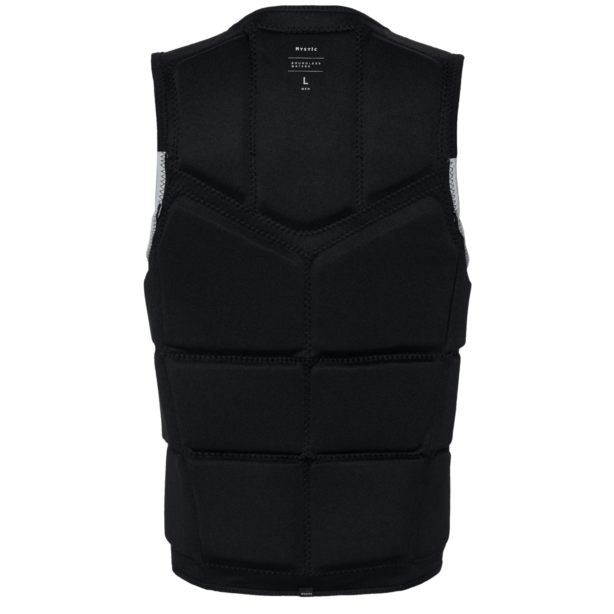Mystic - Peacock Impact Vest Fzip Wake - Black / White - 2026 - The Kitesurf Centre