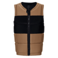 Mystic - Peacock Impact Vest Fzip Wake - Slate Brown - 2026 - The Kitesurf Centre