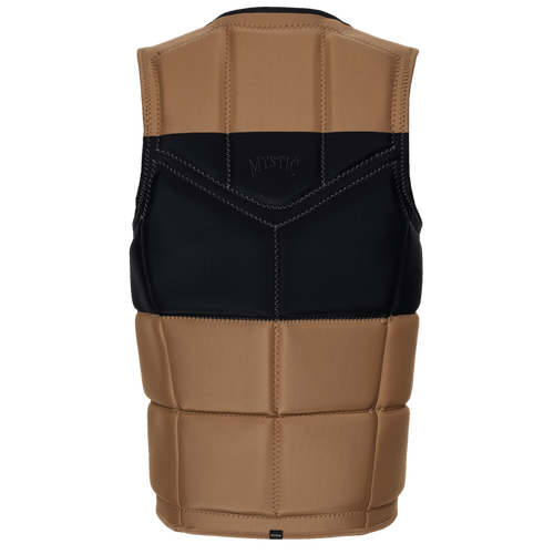 Mystic - Peacock Impact Vest Fzip Wake - Slate Brown - 2026 - The Kitesurf Centre