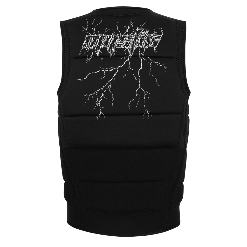 Mystic - Poseidon Trent Stuckey Impact Vest Fzip Wake - Black - 2026 - The Kitesurf Centre