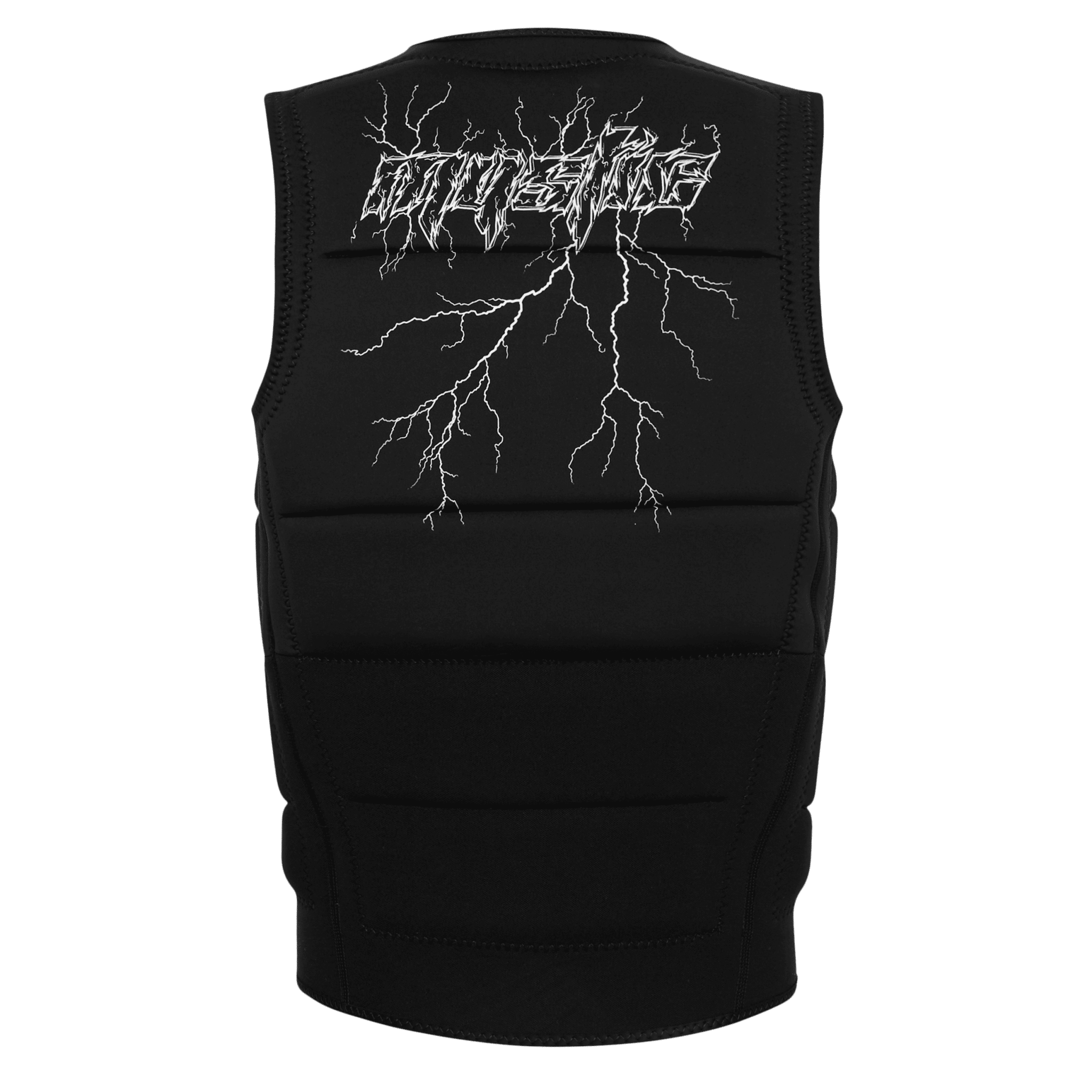Mystic - Poseidon Trent Stuckey Impact Vest Fzip Wake - Black - 2026 - The Kitesurf Centre