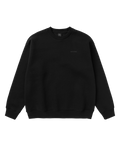Mystic - Profile Crew Sweat - Black - 2026 - The Kitesurf Centre