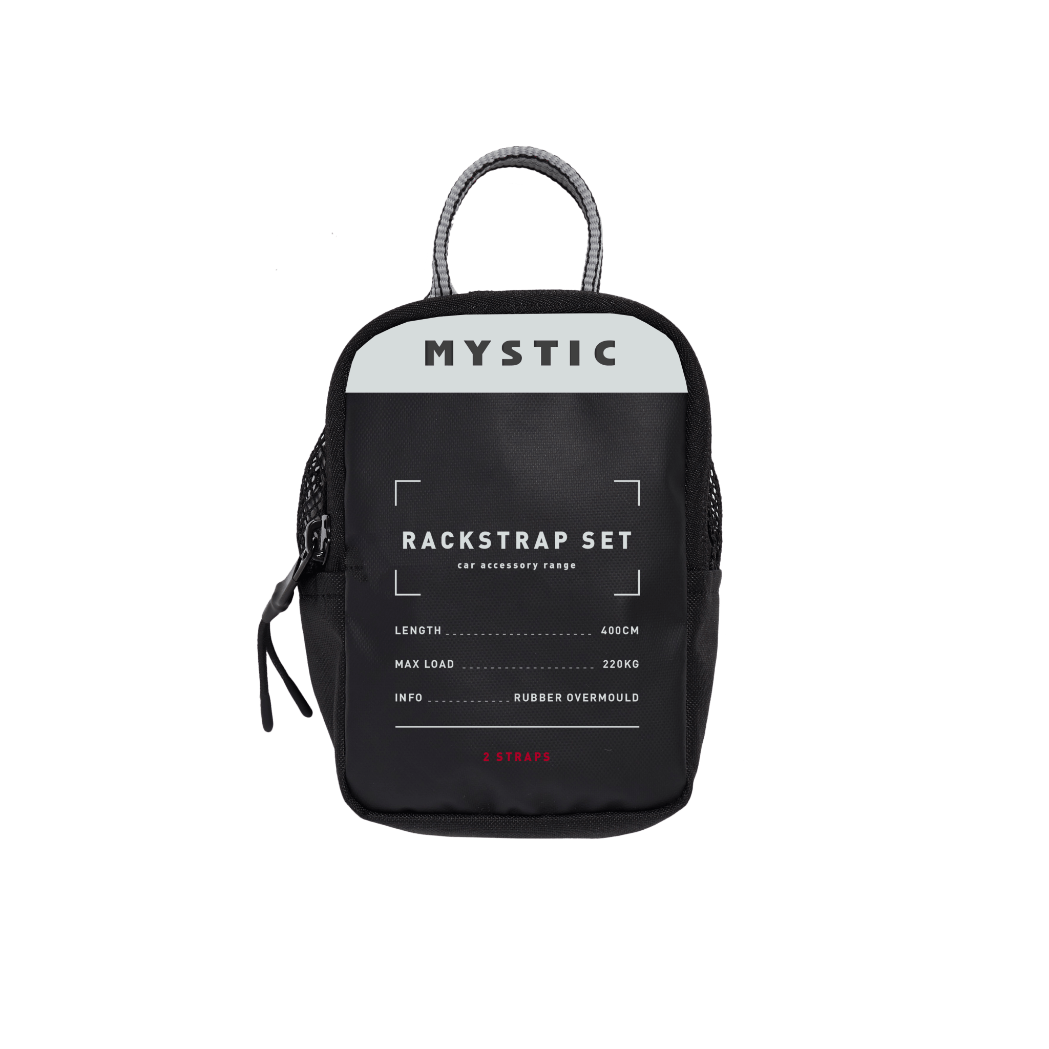 Mystic - Rackstrap Set - Black - 2026 - The Kitesurf Centre