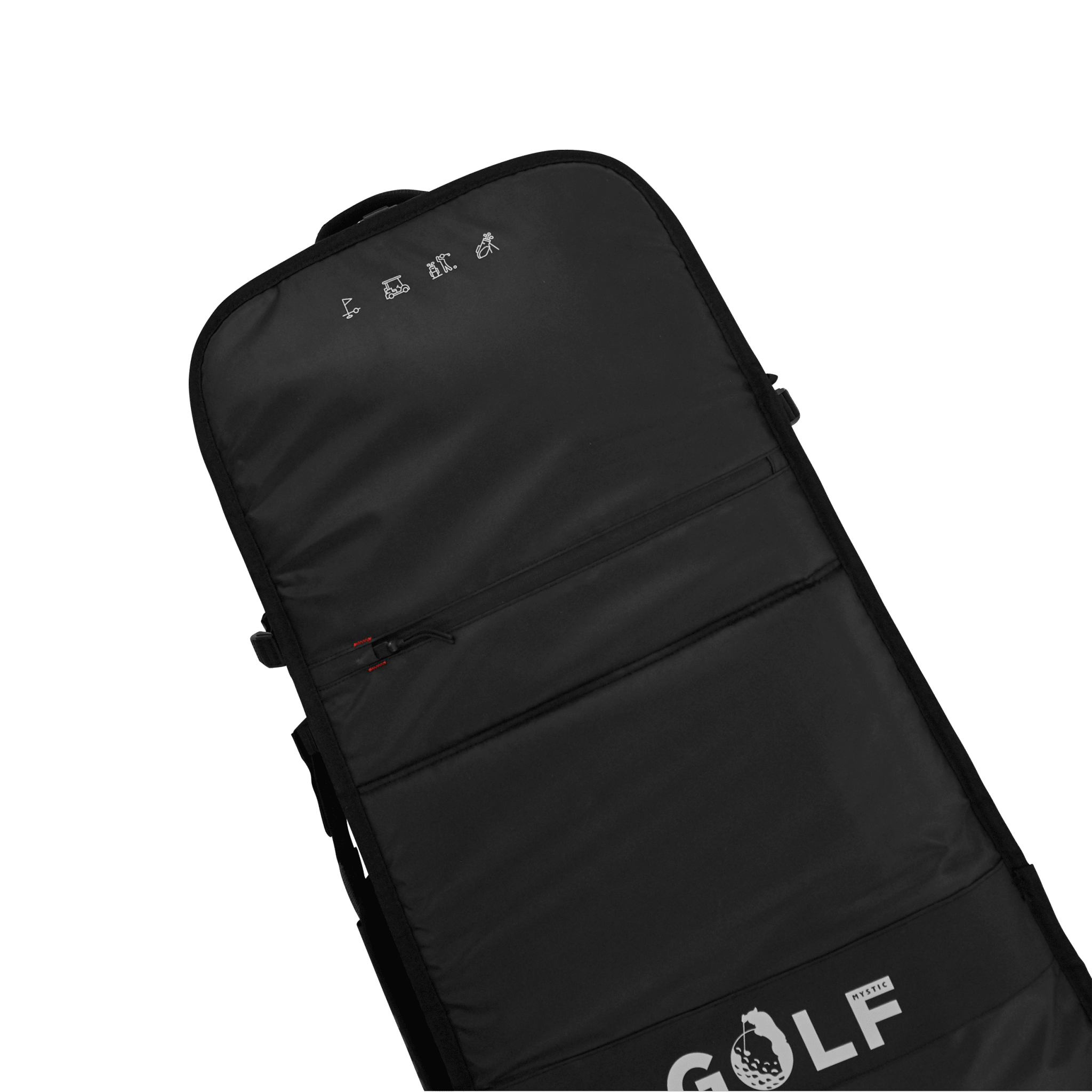 Mystic - Saga Golfbag Boardbag - Black - 2026 - The Kitesurf Centre