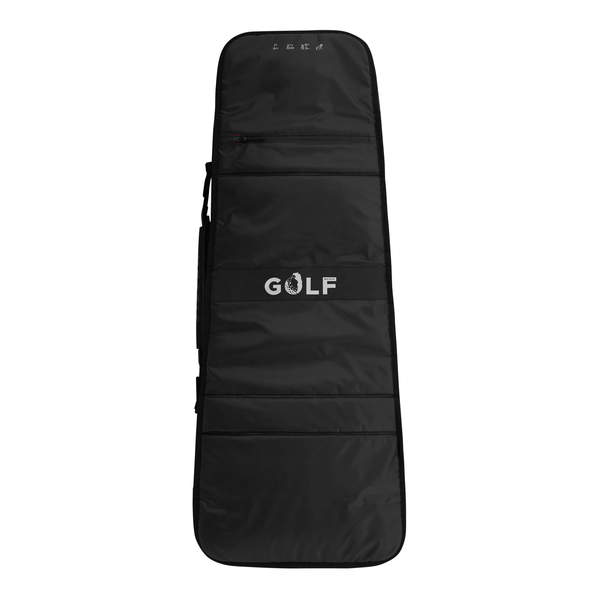 Mystic - Saga Golfbag Boardbag - Black - 2026 - The Kitesurf Centre