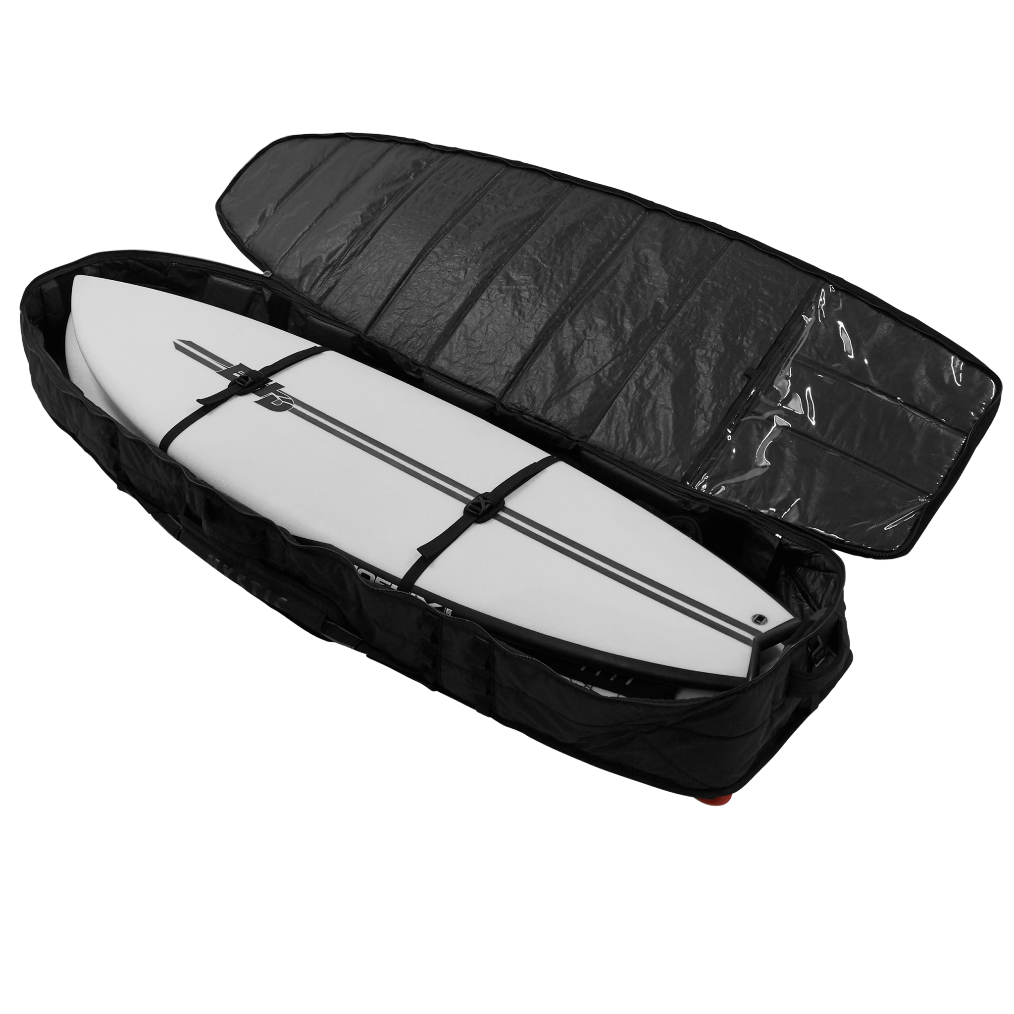 Mystic - Saga Surf XL Boardbag - Black - 2026 - The Kitesurf Centre