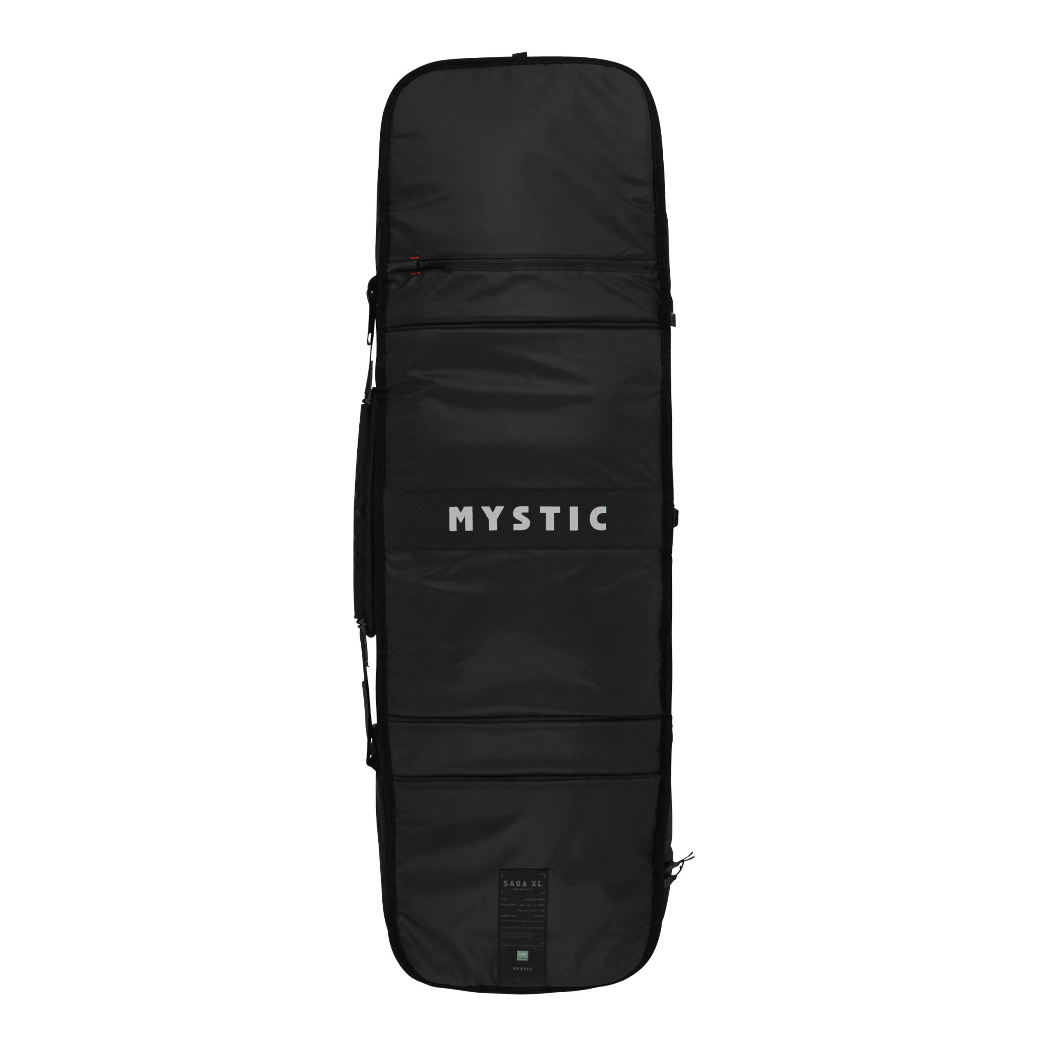 Mystic - Saga XL Boardbag - Black - 2026 - The Kitesurf Centre