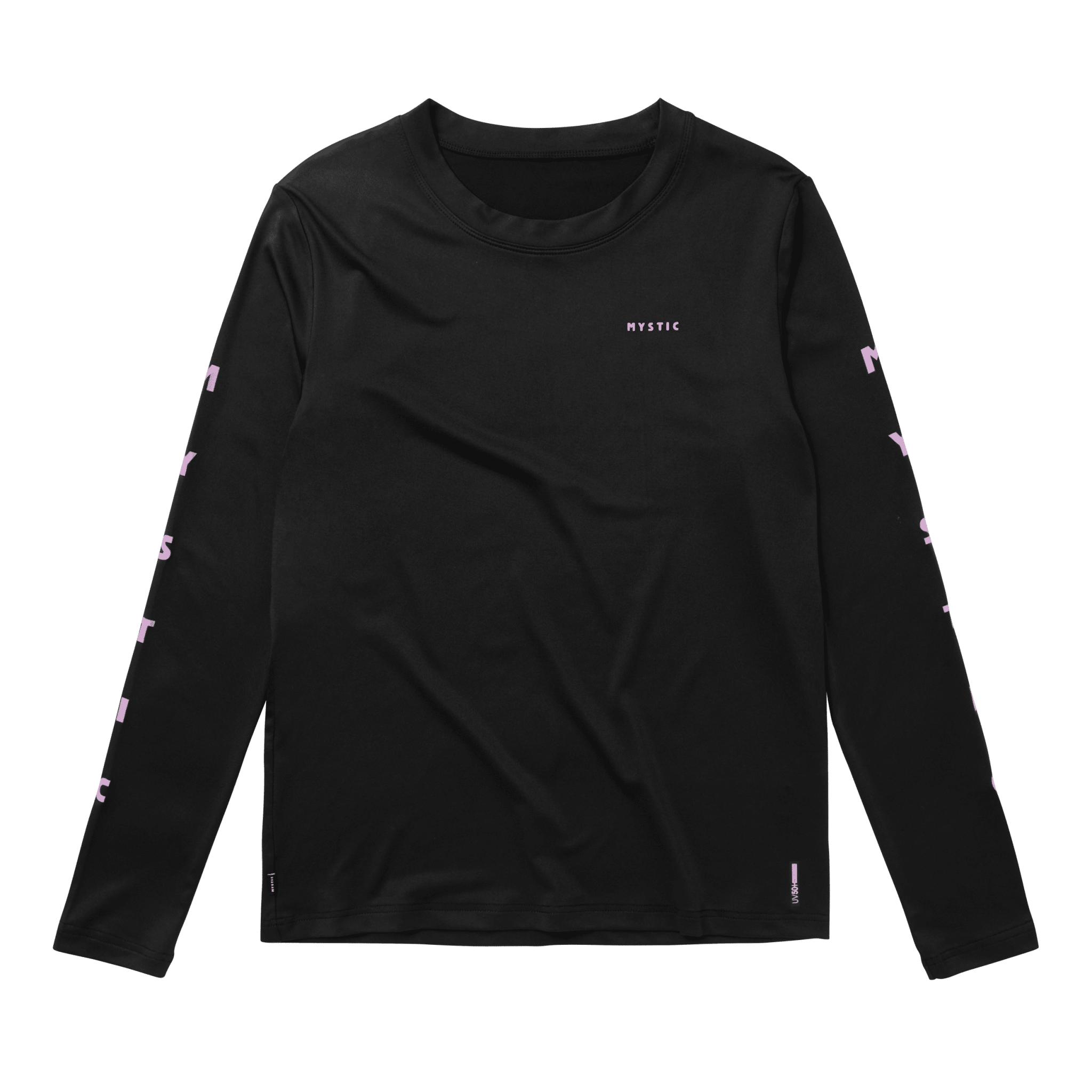 Mystic - Solstice L/S Rashvest Women - Black - 2026 - The Kitesurf Centre
