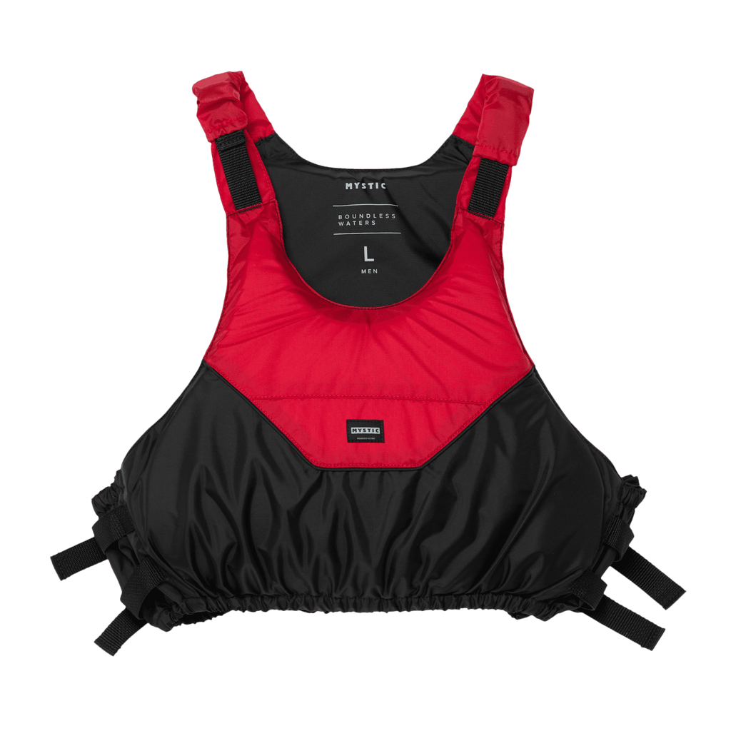 Mystic - Star Floatation Vest Zipfree - Black / Red - 2026 - The Kitesurf Centre