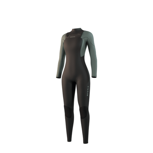 Mystic - Star Fullsuit 3/2mm Double FrontZip Women - Dark Olive - 2026 - The Kitesurf Centre