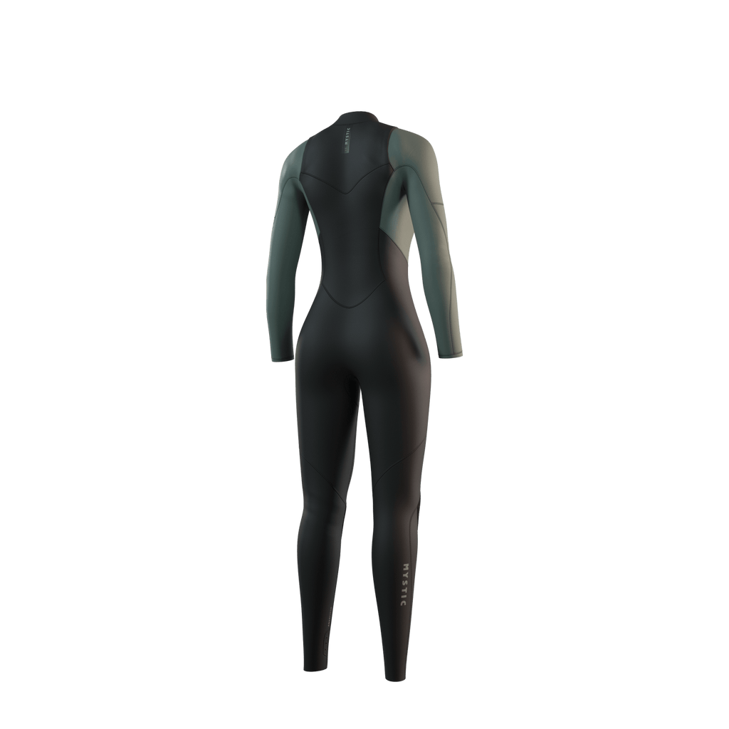 Mystic Star Fullsuit 3/2mm Double FrontZip Women - Dark Olive - 2026