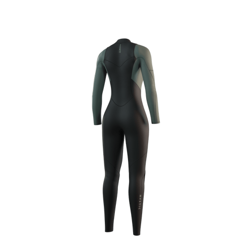 Mystic - Star Fullsuit 3/2mm Double FrontZip Women - Dark Olive - 2026 - The Kitesurf Centre