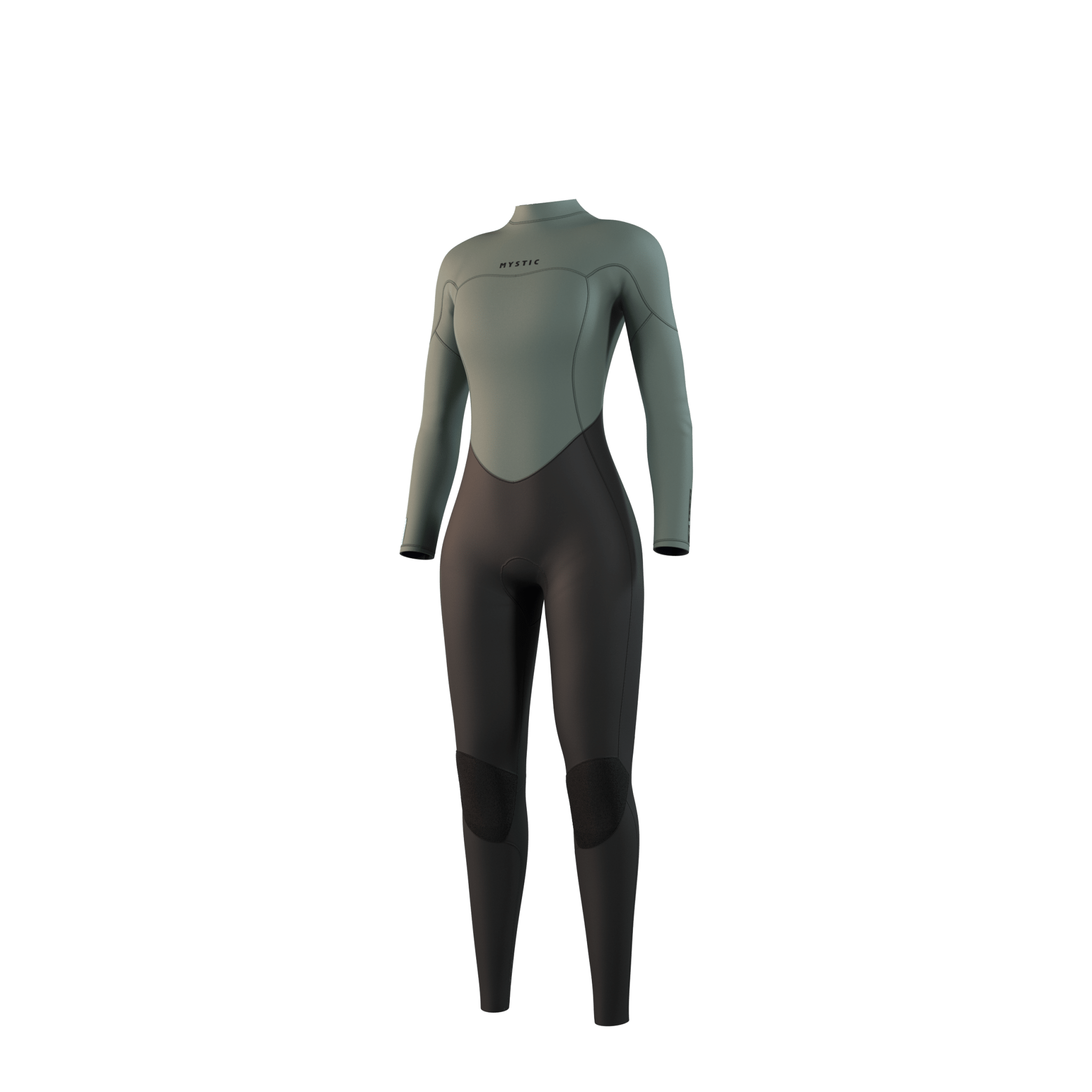 Mystic Star Fullsuit 5/3mm BackZip Women - Dark Olive - 2026