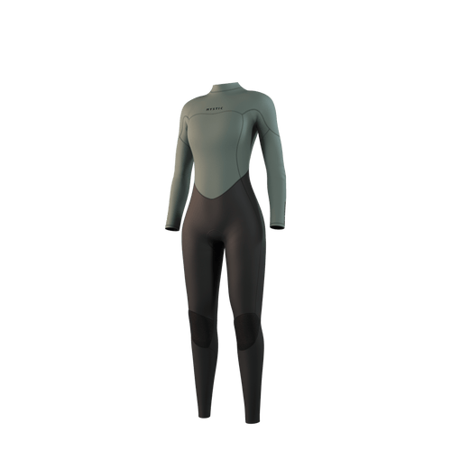 Mystic - Star Fullsuit 5/3mm BackZip Women - Dark Olive - 2026 - The Kitesurf Centre