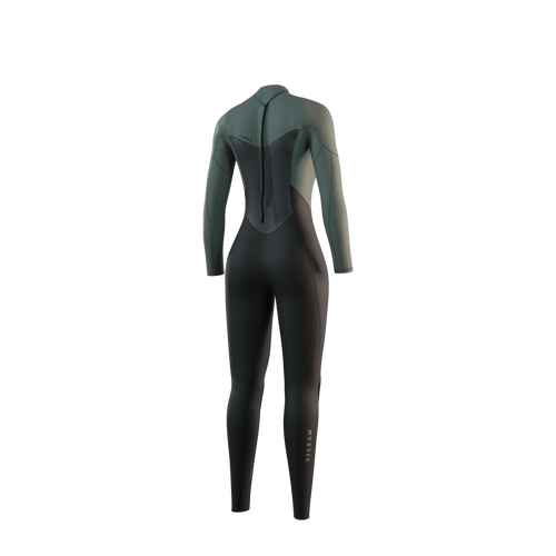 Mystic - Star Fullsuit 5/3mm BackZip Women - Dark Olive - 2026 - The Kitesurf Centre