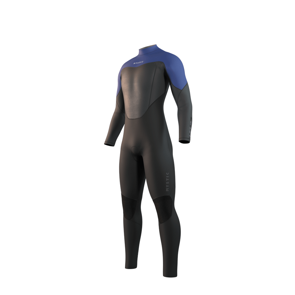 Mystic - Star Fullsuit 5/3mm Bzip - Black / Blue - 2026 - The Kitesurf Centre
