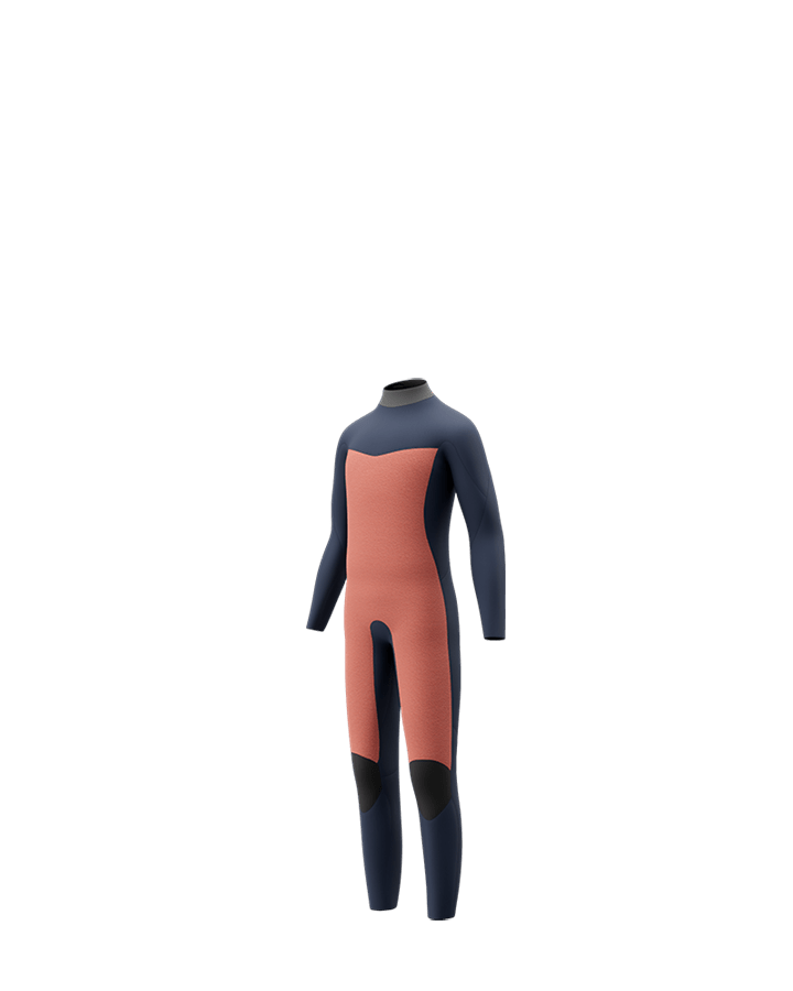 Mystic - Star Fullsuit 5/4mm Bzip Junior - Black / Navy - 2026 - The Kitesurf Centre