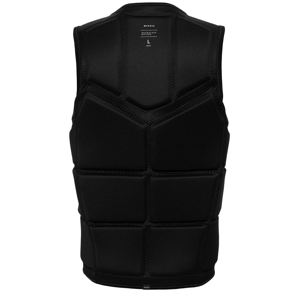 Mystic - Star Impact Vest Fzip Wake CE - Black - 2026 - The Kitesurf Centre