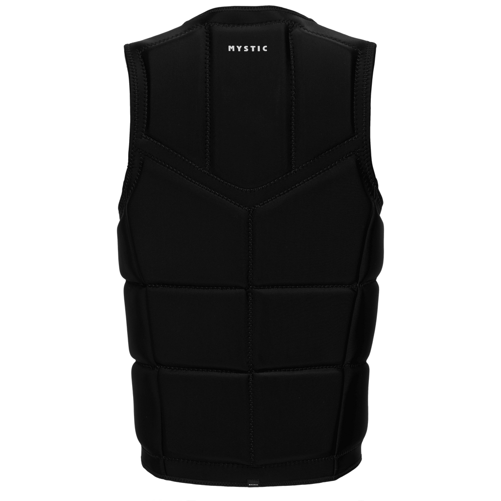 Mystic - Star Impact Vest Fzip Wake CE - Black - 2026 - The Kitesurf Centre