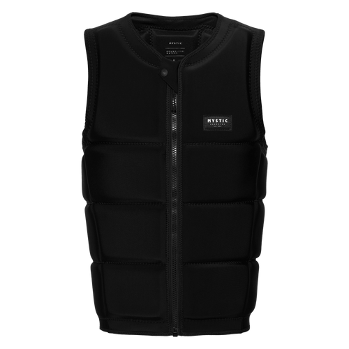 Mystic - Star Impact Vest Fzip Wake CE - Black - 2026 - The Kitesurf Centre