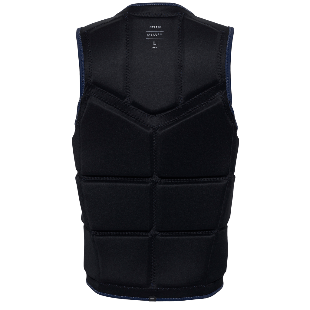 Mystic - Star Impact Vest Fzip Wake CE - Navy - 2026 - The Kitesurf Centre