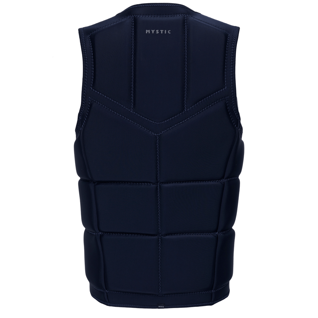 Mystic - Star Impact Vest Fzip Wake CE - Navy - 2026 - The Kitesurf Centre