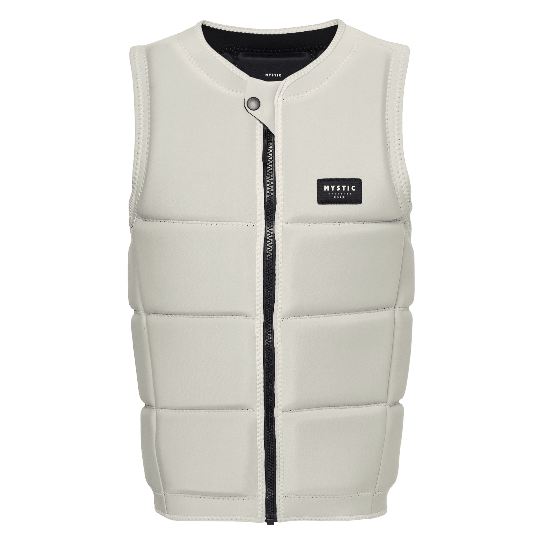 Mystic - Star Impact Vest Fzip Wake - Dirty White - 2026 - The Kitesurf Centre