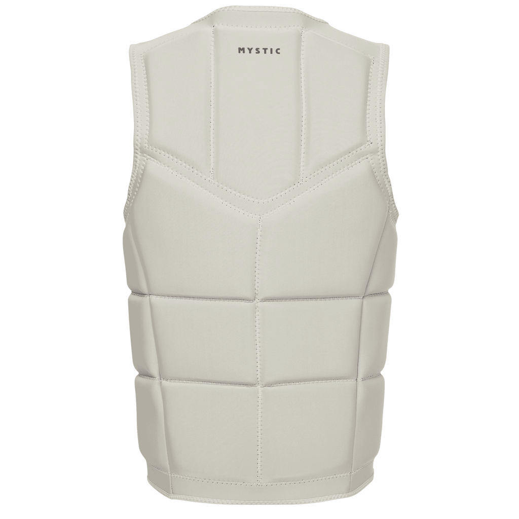 Mystic - Star Impact Vest Fzip Wake - Dirty White - 2026 - The Kitesurf Centre