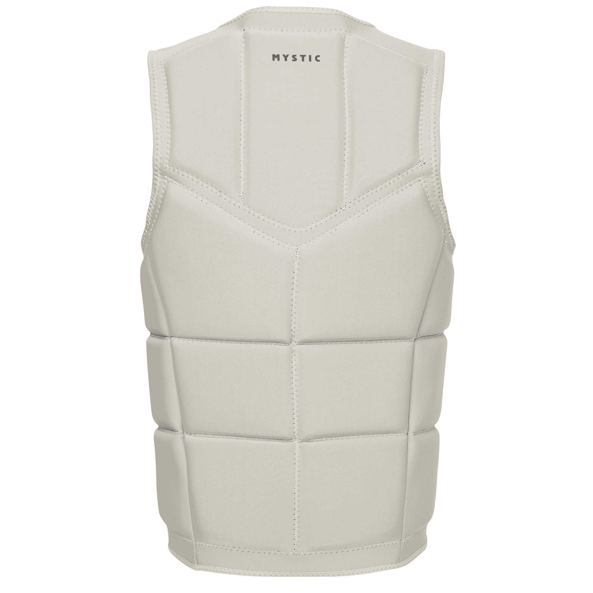 Mystic - Star Impact Vest Fzip Wake - Dirty White - 2026 - The Kitesurf Centre
