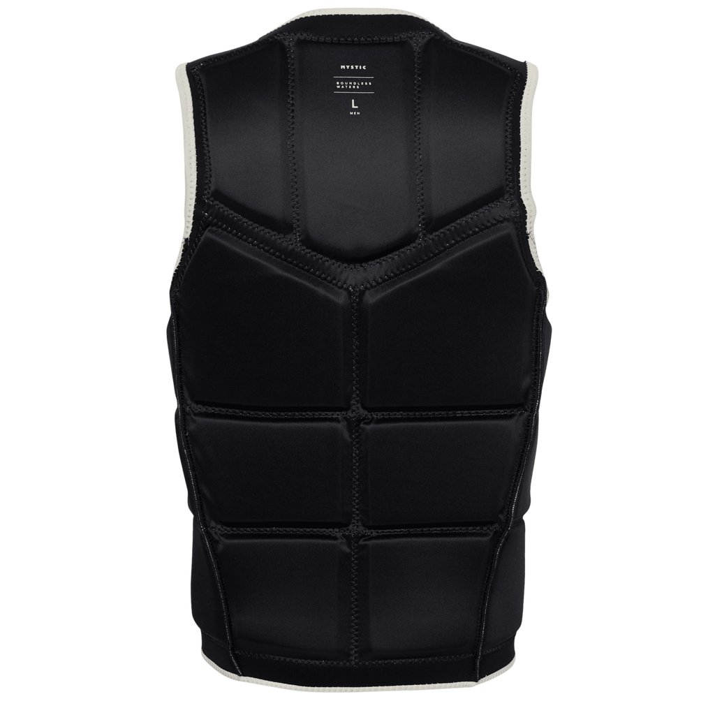 Mystic - Star Impact Vest Fzip Wake - Dirty White - 2026 - The Kitesurf Centre