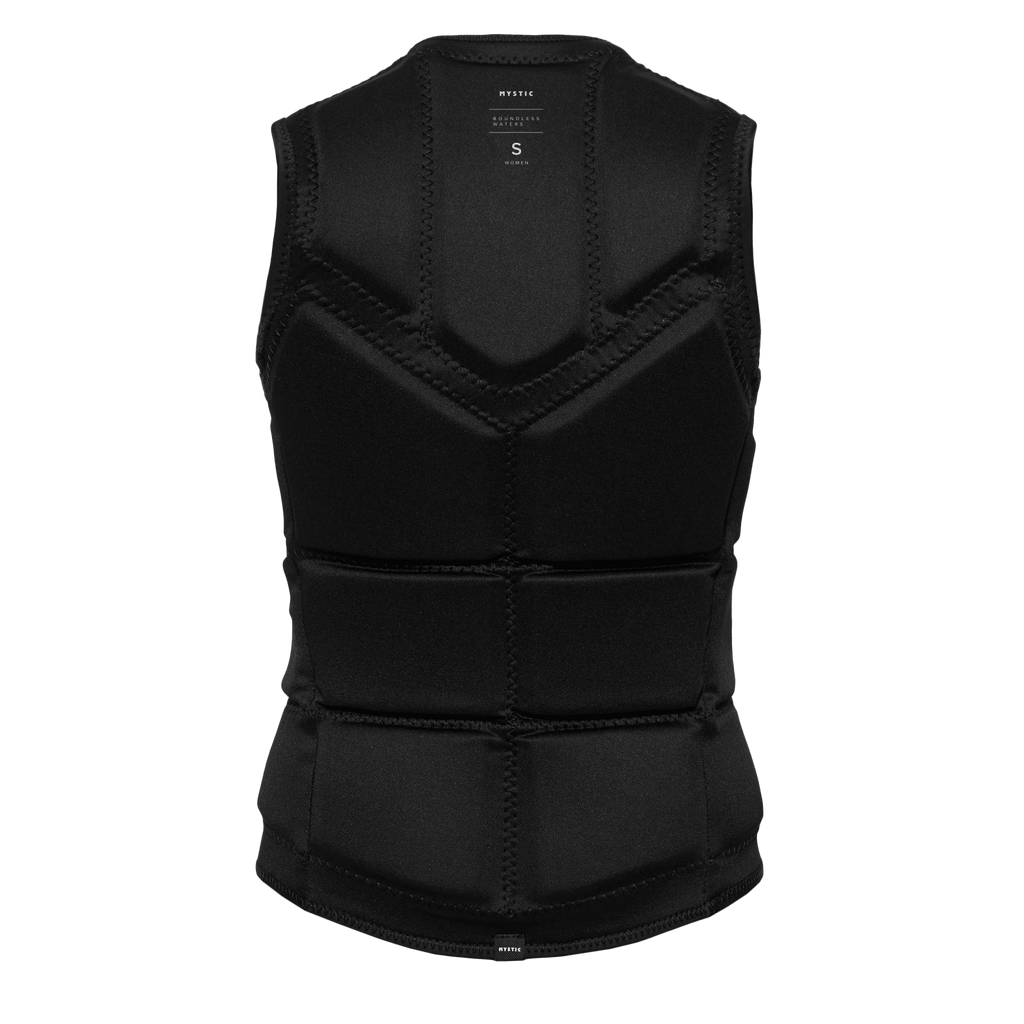 Mystic - Star Impact Vest Fzip Wake Women - Black - 2026 - The Kitesurf Centre