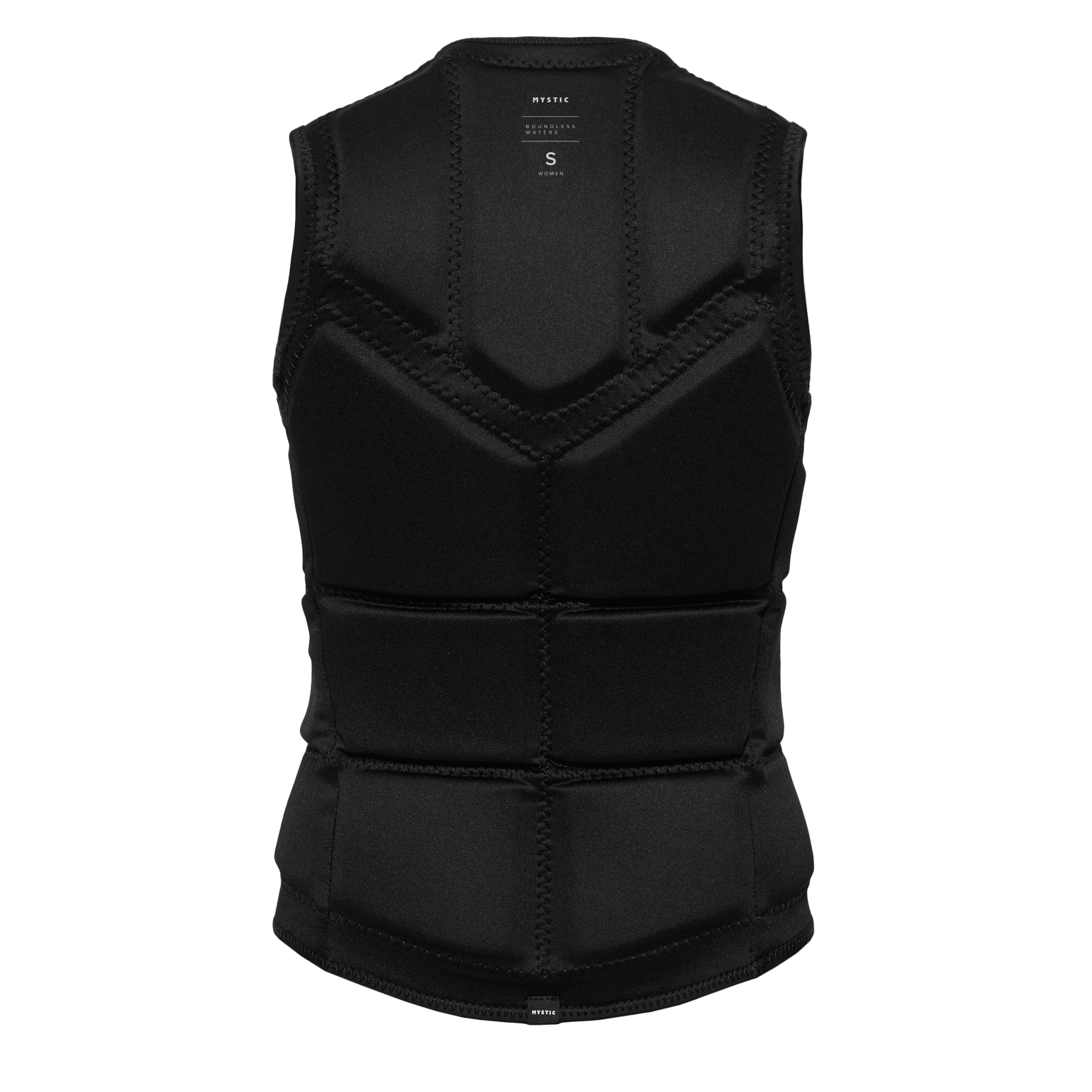 Mystic - Star Impact Vest Fzip Wake Women - Black - 2026 - The Kitesurf Centre