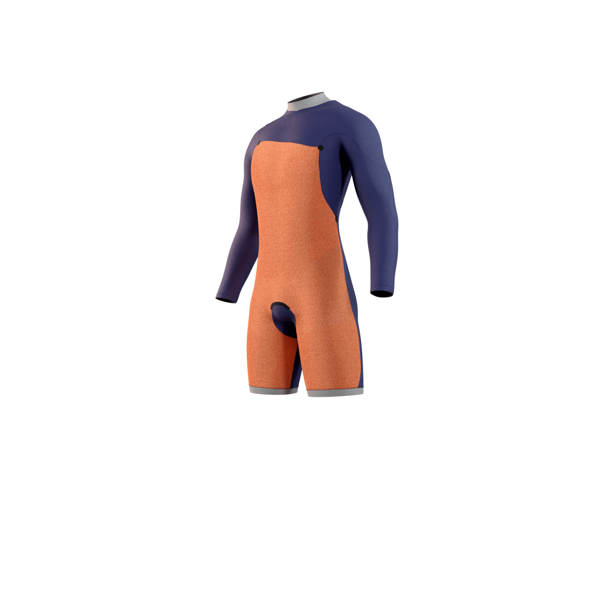 Mystic - Star Longarm Shorty 3/2mm Fzip - Navy - 2026 - The Kitesurf Centre