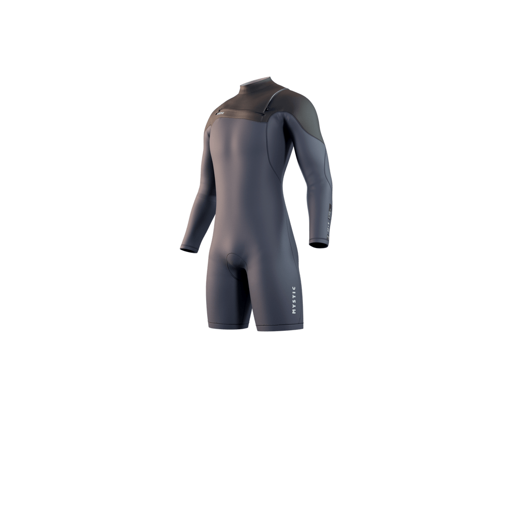 Mystic - Star Longarm Shorty 3/2mm Fzip - Navy - 2026 - The Kitesurf Centre