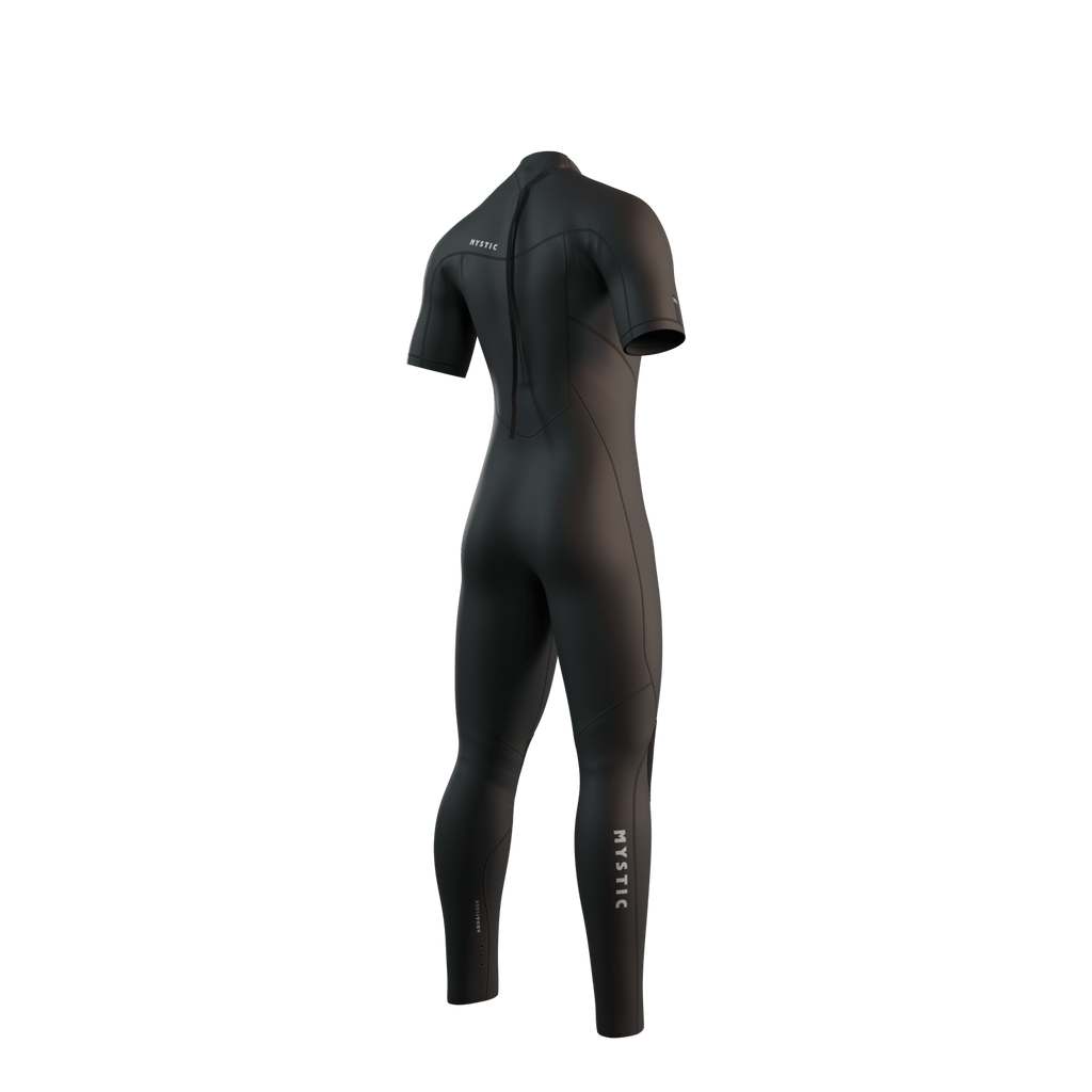 Mystic - Star Shortarm 3/2mm BackZip - Black - 2026 - The Kitesurf Centre