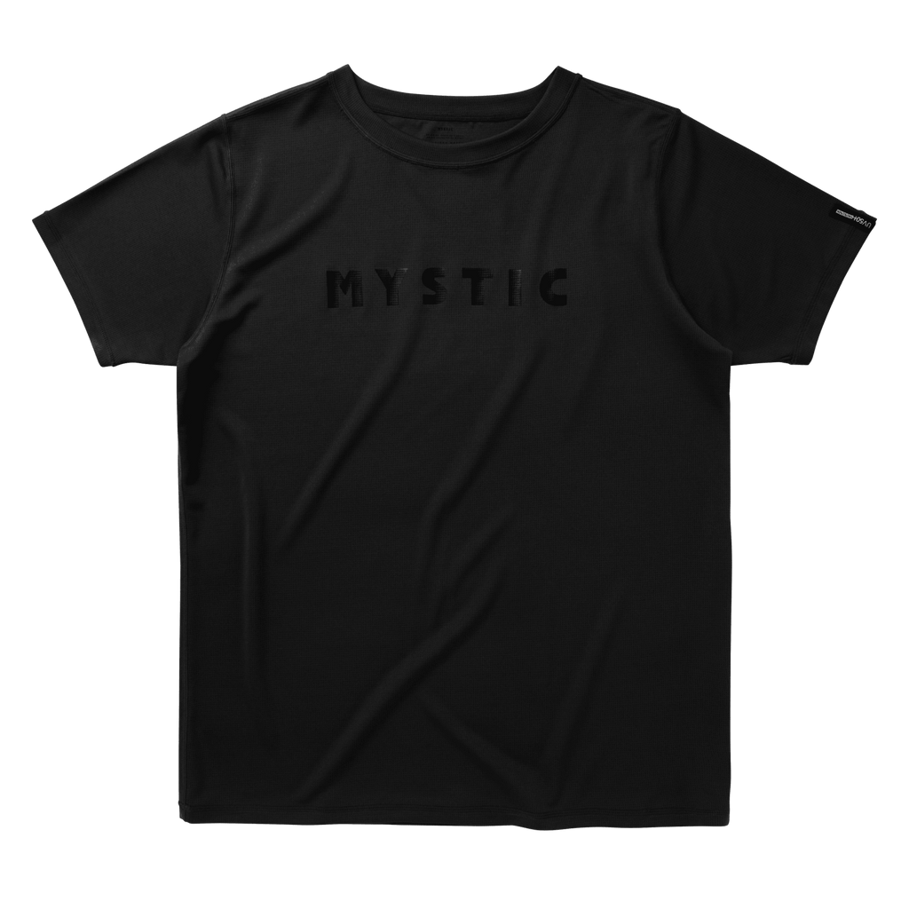Mystic - Star S/S Quickdry - Black - 2026 - The Kitesurf Centre