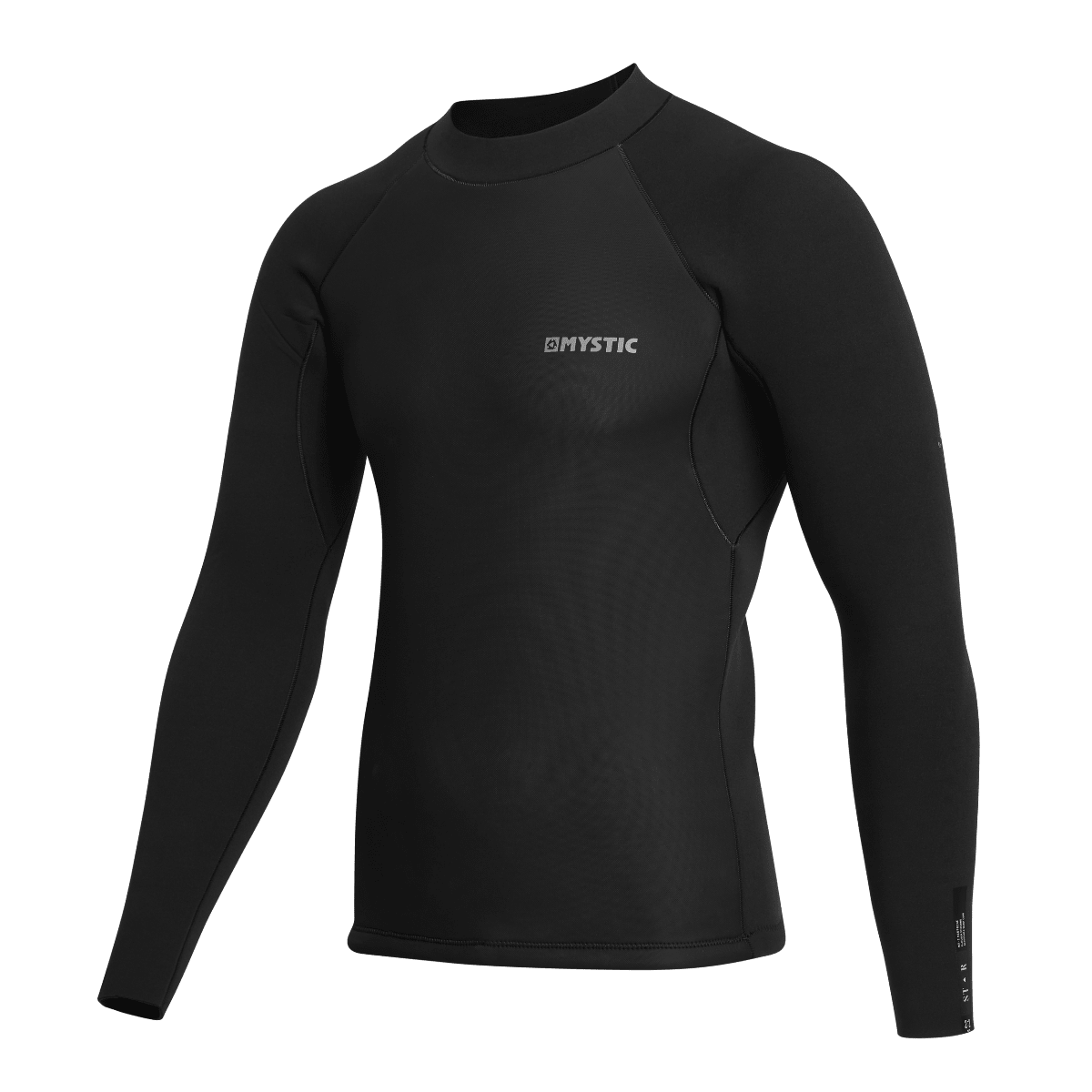 Mystic - Star Surf Top L/S 2mm - Black - 2026 - The Kitesurf Centre
