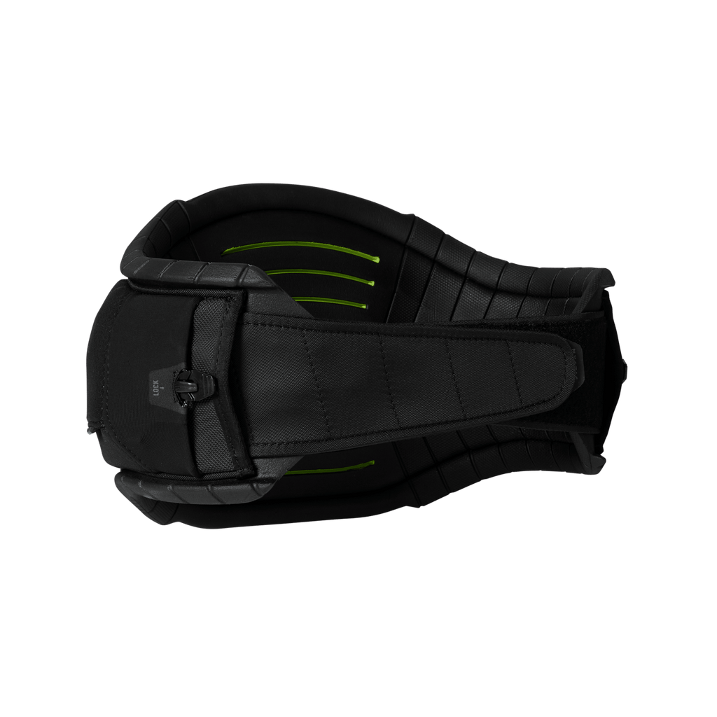 Mystic - Stealth Waist Harness - Black / Lime - 2026 - The Kitesurf Centre