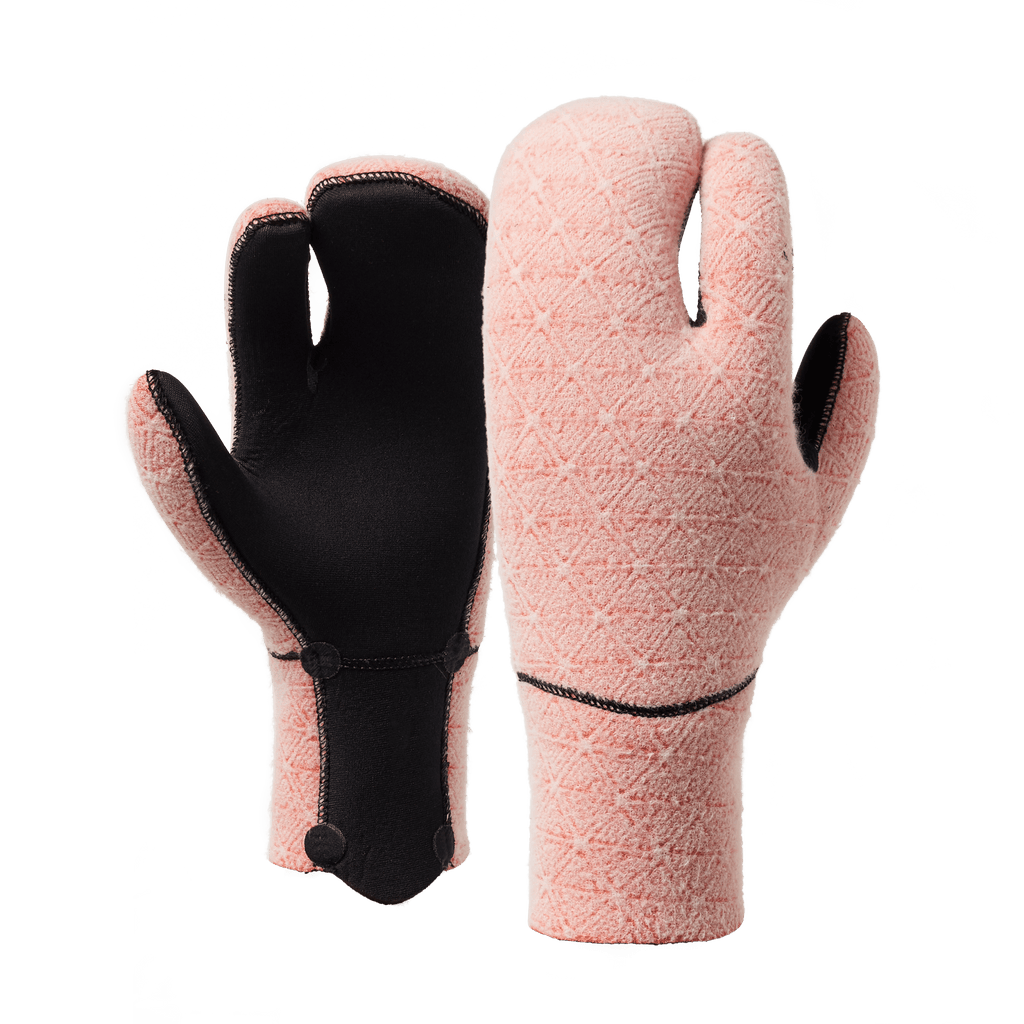 Mystic - Supreme Glove 4mm Lobster Precurved - WIND - Black - 2026 - The Kitesurf Centre