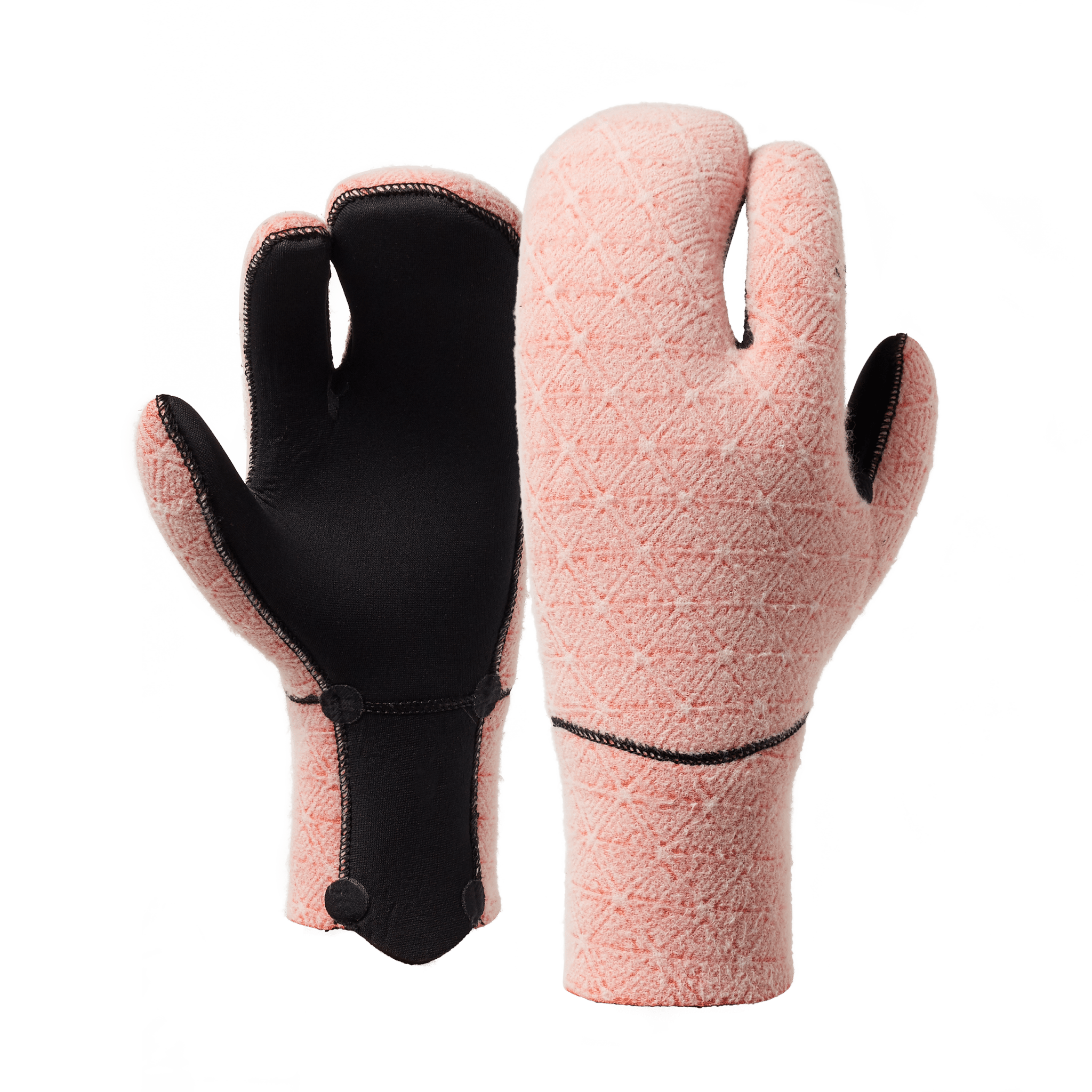 Mystic - Supreme Glove 4mm Lobster Precurved - WIND - Black - 2026 - The Kitesurf Centre