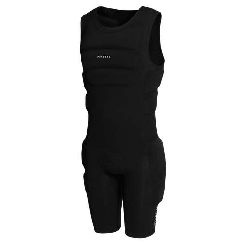 Mystic - Surf Impact Short John Suit - Black - 2026 - The Kitesurf Centre