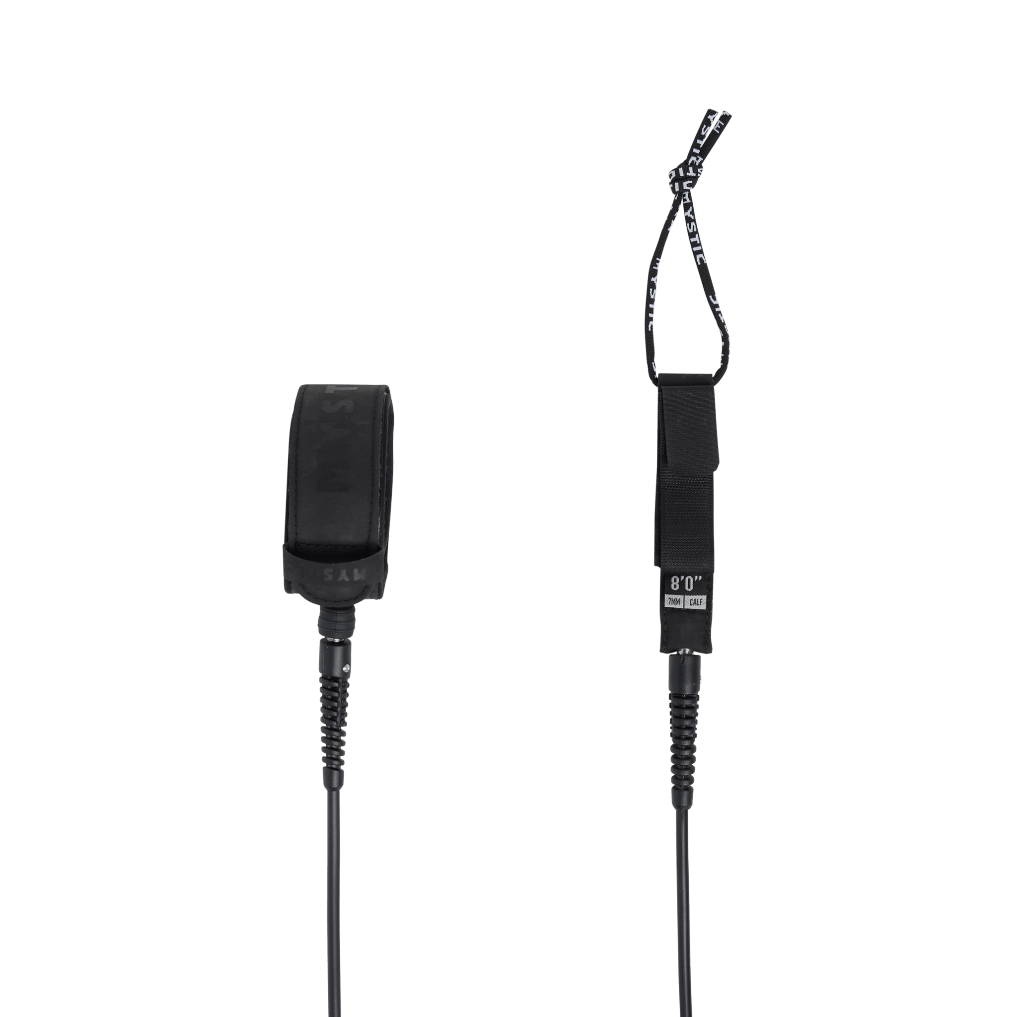 Mystic - Surf Leash - Black - 2026 - The Kitesurf Centre