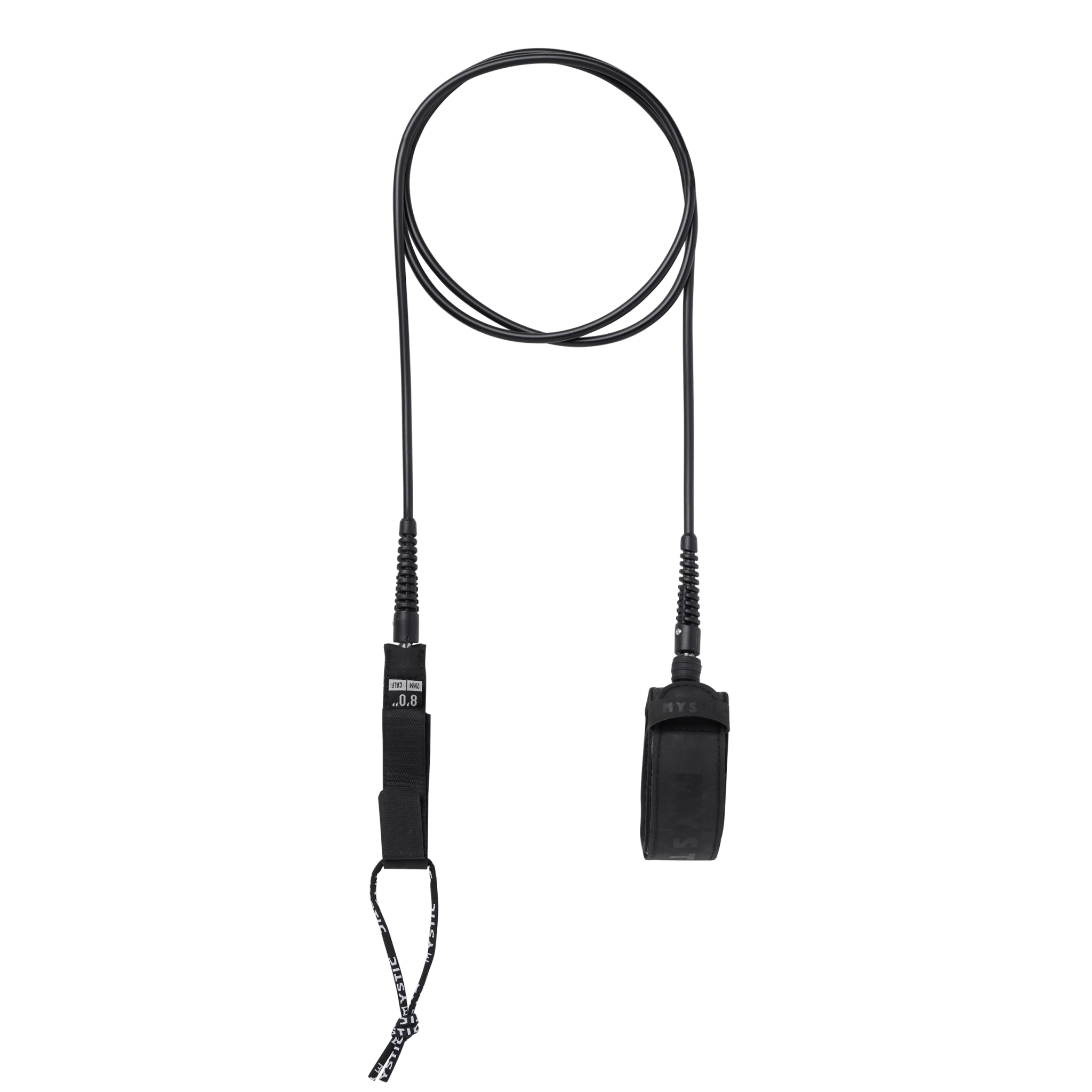 Mystic - Surf Leash - Black - 2026 - The Kitesurf Centre