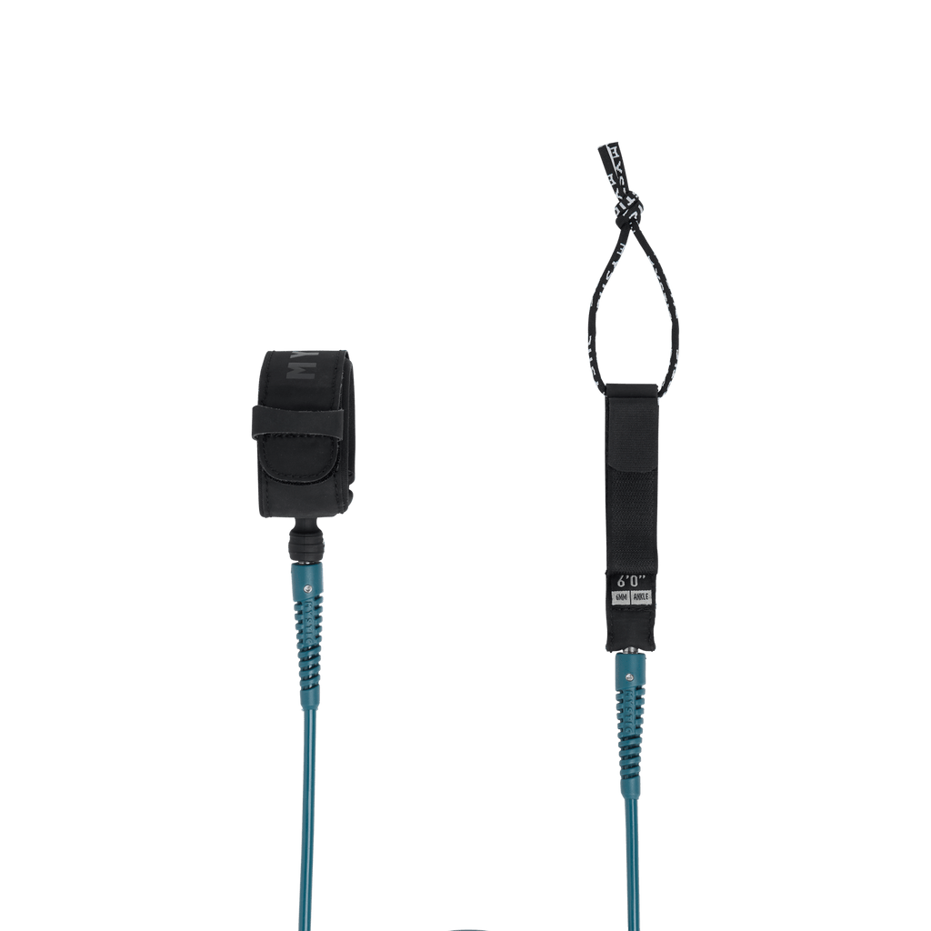 Mystic - Surf Leash Calf - Teal - 2026 - The Kitesurf Centre