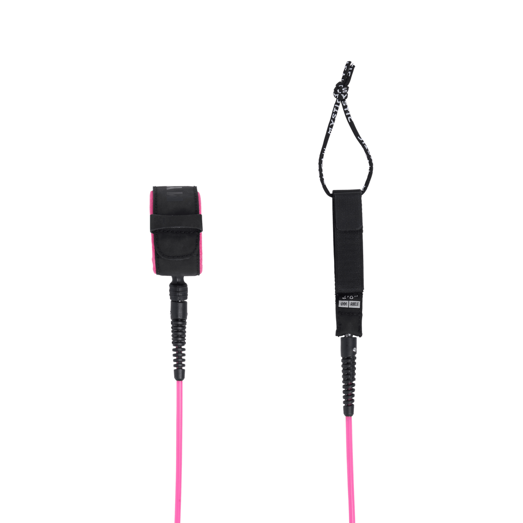 Mystic - Surf Leash - Hot Pink - 2026 - The Kitesurf Centre