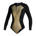 Mystic - Sway LA Shorty 2/2mm Fzip Women - Bk/Gld - 2026 - The Kitesurf Centre
