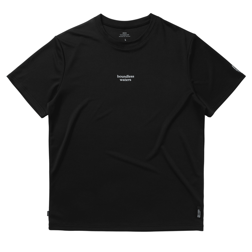 Mystic - Tactic S/S Loosefit Quickdry - Black - 2026 - The Kitesurf Centre