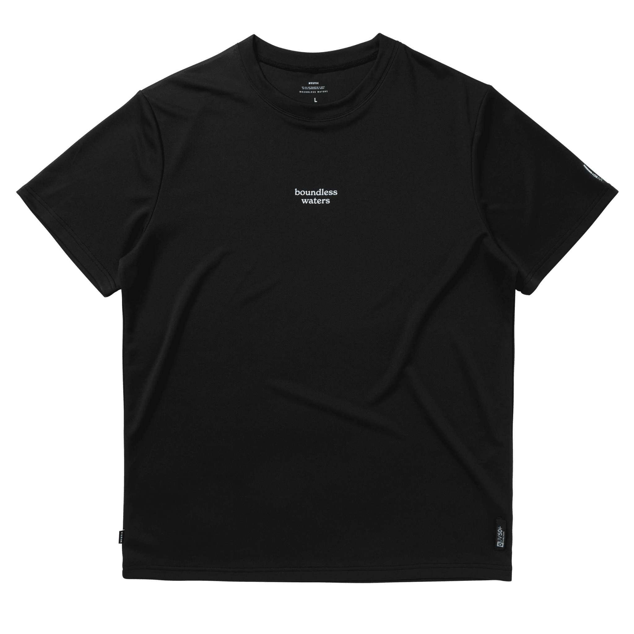 Mystic - Tactic S/S Loosefit Quickdry - Black - 2026 - The Kitesurf Centre