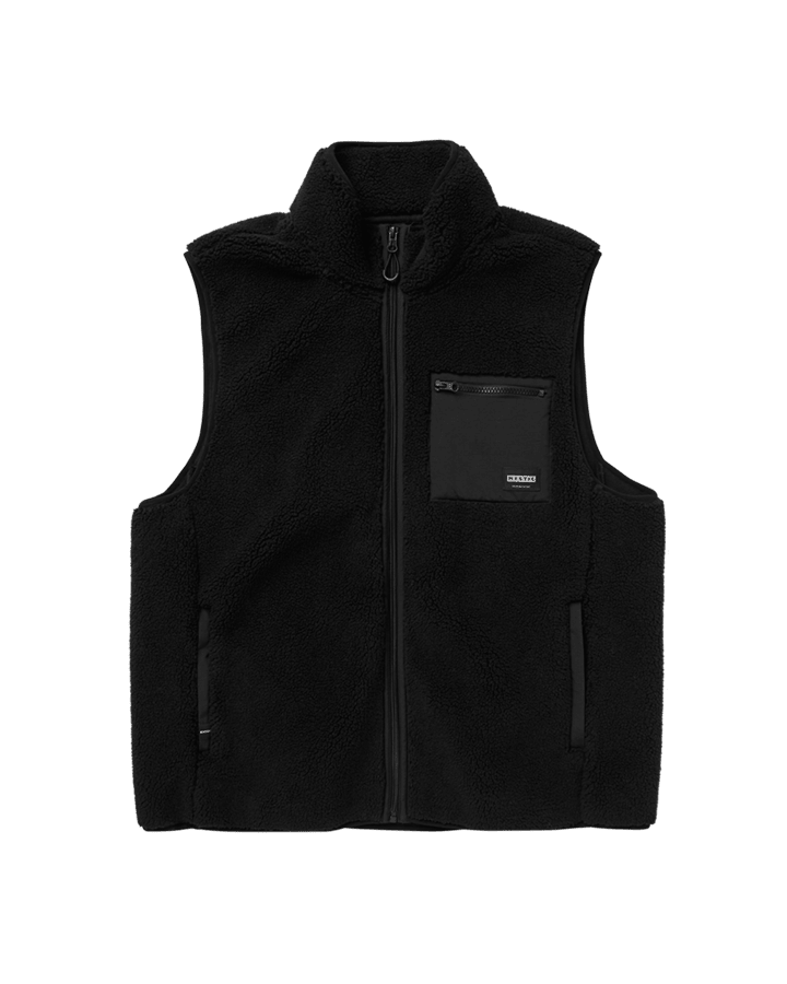 Mystic - Teddy Bodywarmer - Black - 2026 - The Kitesurf Centre